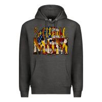 Charcoal Heather softball mom Premium Hoodie - Jasminsmagicworld