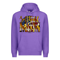 Purple softball mom Premium Hoodie - Jasminsmagicworld
