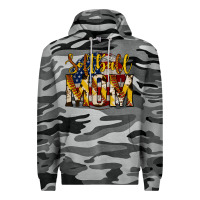 Slate Camo softball mom Premium Hoodie - Jasminsmagicworld