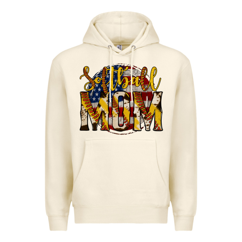 Softball Mom Premium Hoodie by Jasminsmagicworld | Teevron