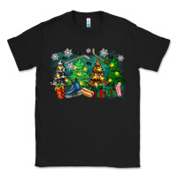Black christmas trees with hockey Classic Tee - Zillion Design Studio