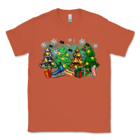 Christmas Trees With Hockey Classic Tee | Teevron