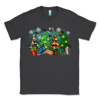 Smoke christmas trees with hockey Classic Tee - Zillion Design Studio