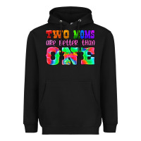 Black two moms are better than one Heavyweight Hoodie - HRA Design Shop