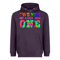 Plum two moms are better than one Heavyweight Hoodie - HRA Design Shop