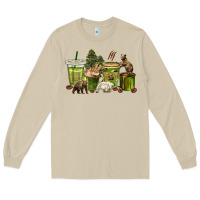 Mushroom bear coffee cups Long Sleeve Tee - texasbilliewilder