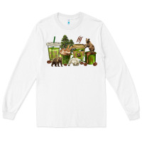 White bear coffee cups Long Sleeve Tee - texasbilliewilder