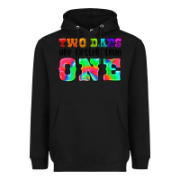 Black two dads are better than one Heavyweight Hoodie - HRA Design Shop