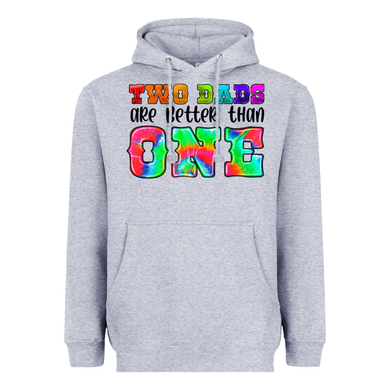 Two Dads Are Better Than One Heavyweight Hoodie by HRA Design Shop | Teevron