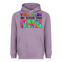 Lavender two dads are better than one Heavyweight Hoodie - HRA Design Shop