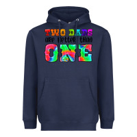 Navy two dads are better than one Heavyweight Hoodie - HRA Design Shop