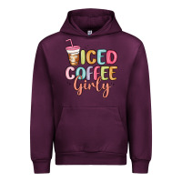 Mauve Wine iced coffee girly Urban Hoodie - MaliasSmallBusiness