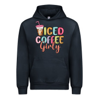 Navy iced coffee girly Urban Hoodie - MaliasSmallBusiness