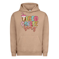 Pigment Burro iced coffee girly Urban Hoodie - MaliasSmallBusiness
