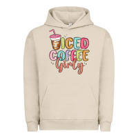 Pigment French Oak iced coffee girly Urban Hoodie - MaliasSmallBusiness
