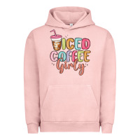 Pigment Salmon iced coffee girly Urban Hoodie - MaliasSmallBusiness