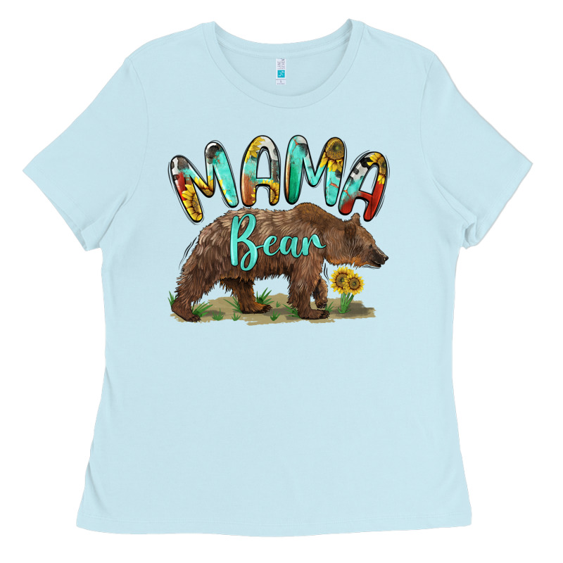 Mama Bear Ladies Tee by BarkalooDesign | Teevron