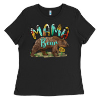Black mama bear Ladies Tee - BarkalooDesign