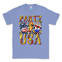Colony Blue party in the usa with leopard Classic Tee - texasbilliewilder