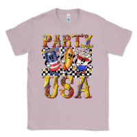 Lilac party in the usa with leopard Classic Tee - texasbilliewilder