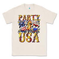 Natural party in the usa with leopard Classic Tee - texasbilliewilder