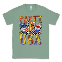 Sage party in the usa with leopard Classic Tee - texasbilliewilder