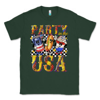 Sports Green party in the usa with leopard Classic Tee - texasbilliewilder
