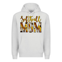 Dove Grey softball mom Premium Hoodie - Jasminsmagicworld