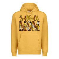 Mustard softball mom Premium Hoodie - Jasminsmagicworld