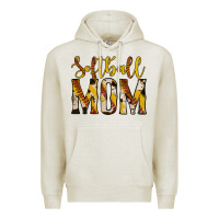 Oatmeal Heather softball mom Premium Hoodie - Jasminsmagicworld