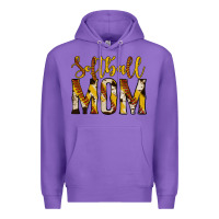 Purple softball mom Premium Hoodie - Jasminsmagicworld