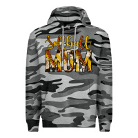 Slate Camo softball mom Premium Hoodie - Jasminsmagicworld