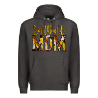 Smoke softball mom Premium Hoodie - Jasminsmagicworld