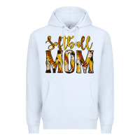White softball mom Premium Hoodie - Jasminsmagicworld