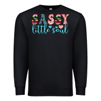 Black sassy little soul Premium Sweatshirt - JahusDesignShop