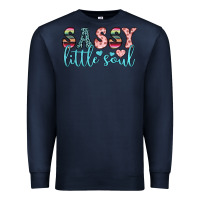 Navy sassy little soul Premium Sweatshirt - JahusDesignShop
