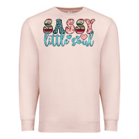 Pale Pink sassy little soul Premium Sweatshirt - JahusDesignShop