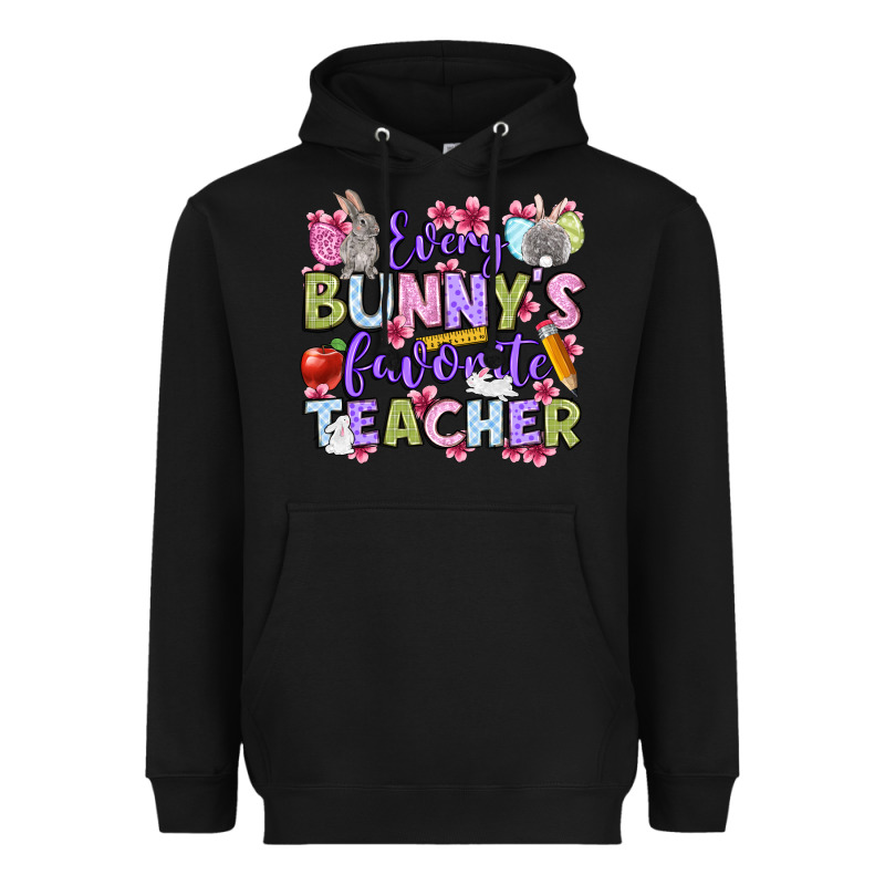 Easter Day Every Bunny's Favorite Teacher Heavyweight Hoodie by OliviaCreatesArt | Teevron