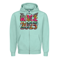 Seafoam race 2023 Zipper Hoodie - Zillion Design Studio