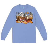 Colony Blue bakery coffee cups Long Sleeve Tee - texasbilliewilder