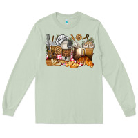 Matcha bakery coffee cups Long Sleeve Tee - texasbilliewilder