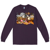 Plum bakery coffee cups Long Sleeve Tee - texasbilliewilder