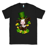 Black st patricks day cow Classic Tee - RanaPortraitStore