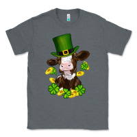 Charcoal Heather st patricks day cow Classic Tee - RanaPortraitStore