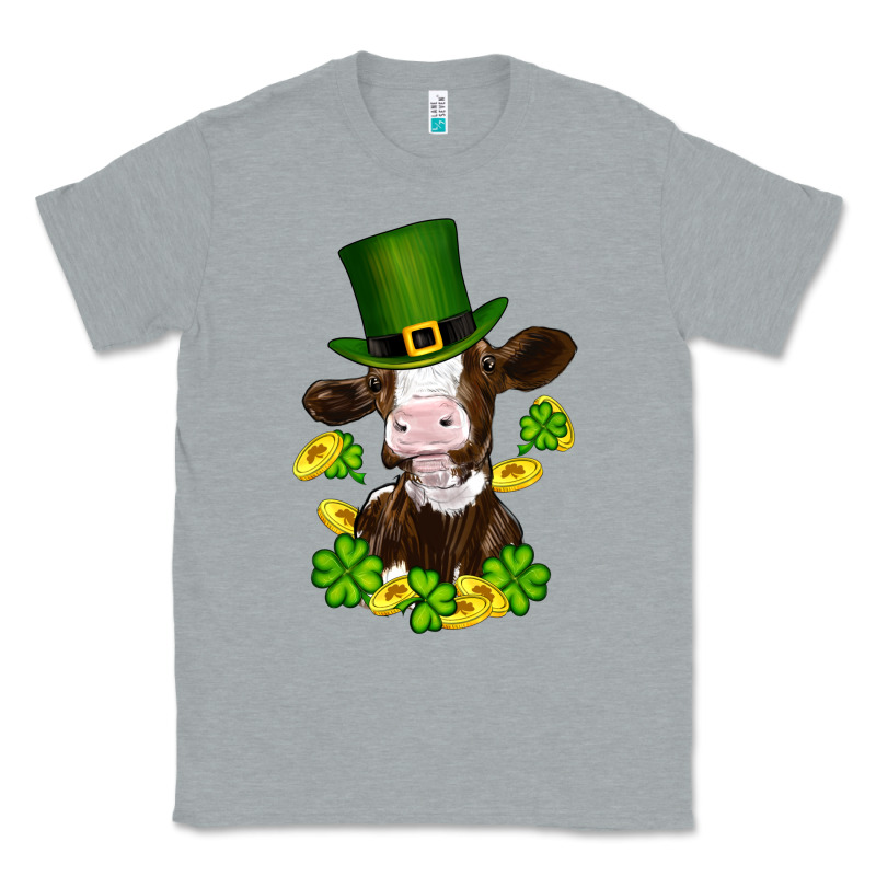 St Patricks Day Cow Classic Tee by RanaPortraitStore | Teevron