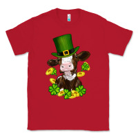 Red st patricks day cow Classic Tee - RanaPortraitStore