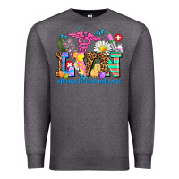 Charcoal Heather easter lvn licensed vocational nurse Premium Sweatshirt - AdoDesignShop