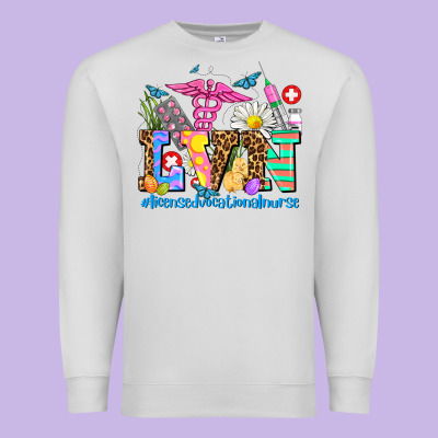 Easter Lvn Licensed Vocational Nurse Premium Sweatshirt Designed By Adodesignshop