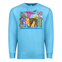 Ocean Blue easter lvn licensed vocational nurse Premium Sweatshirt - AdoDesignShop