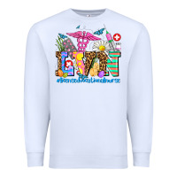 White easter lvn licensed vocational nurse Premium Sweatshirt - AdoDesignShop
